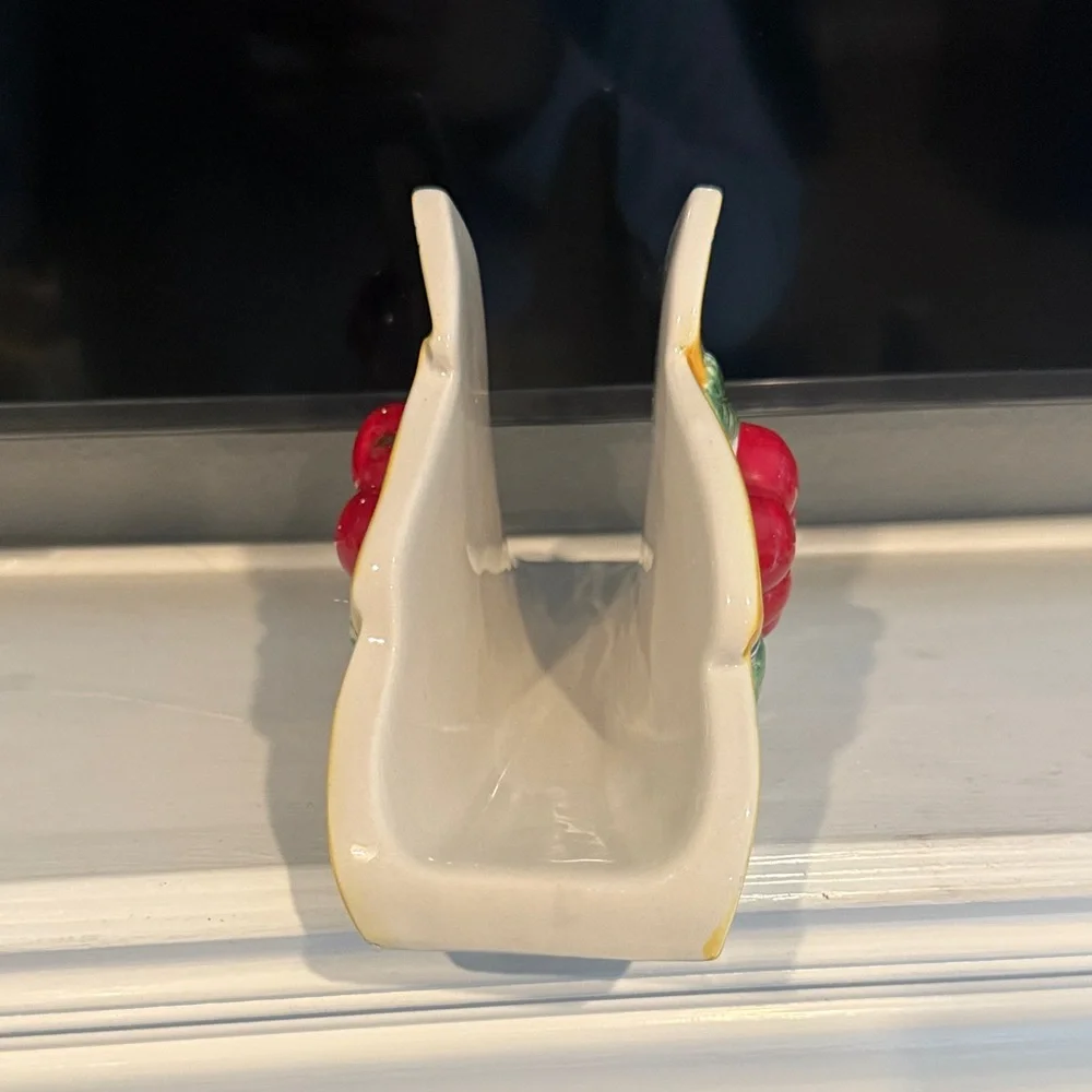 Department 56 Ceramic Holder with Red Cherries